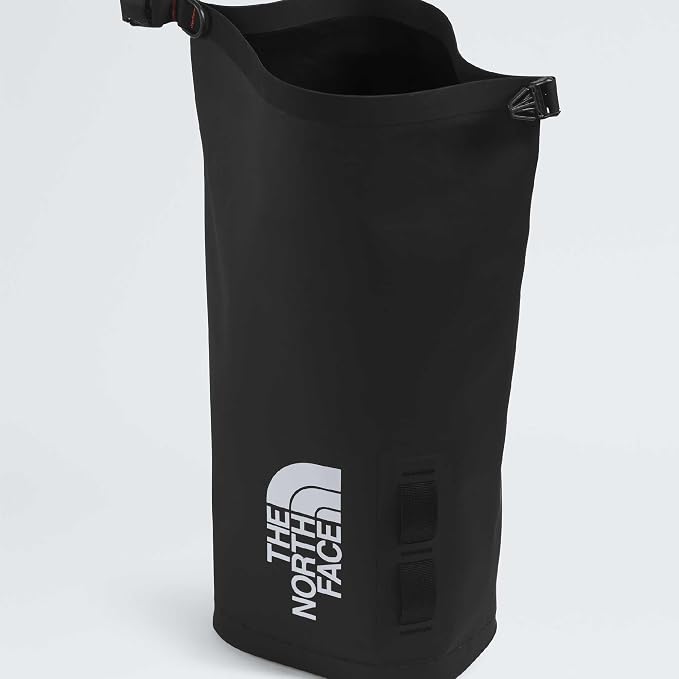 The North Face Base Camp Dry Bag - Roll-Top Waterproof Stuff Sack, Ideal for Camping Gear & Kayak Accessories, TNF Black/TNF White, 8 Liters | Roll-Top Waterproof Stuff Sack, Ideal for Camping Gear & Kayak Accessories - Image 5