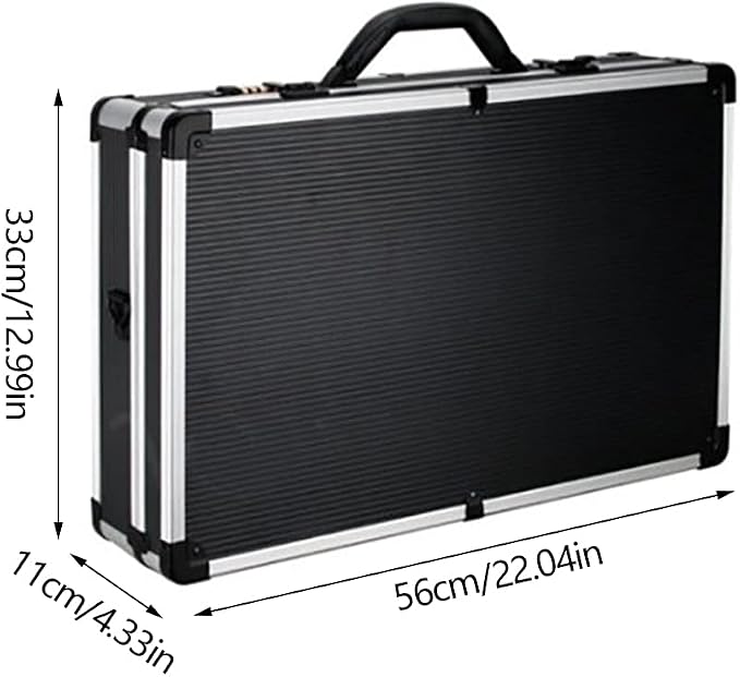 DNYSYSJ Barber Carrying Case Barber Case, Stylist Tool Box Professional Salon Hair Cutting Grooming Kit Storage Organizer for Clippers, Scissors, Barber Supplies (D) - Image 8