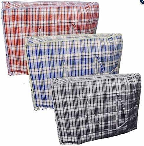 Bargain factory Laundry Bags, 10 Pack Extra Large Storage Bags With Zips, Plastic Bag Storage, Laundry Bags With Zips, Travel Laundry Bags, Washing Bags for Laundry, size 60x80 cm - Image 4
