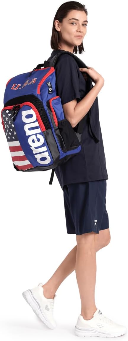 Arena Spiky III Backpack 35 Unisex Travel Gym Rucksack for Men and Women, Training Gear Equipment Bag for Swimmers, 35 Liters - Image 5