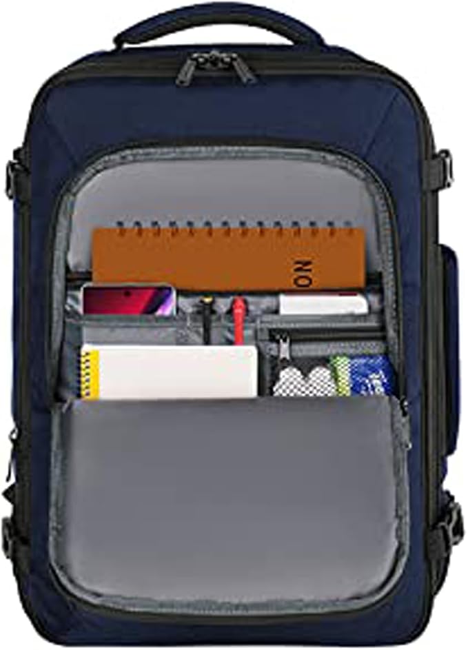 Vancropak Carry on Backpack, 40L Expandable Travel Backpack for Airplane | Flight Approved Business Bag, Lightweight Weekender Bag, Water Resistant Daypack, Adjustable Strap, Hidden Shoulder Strap - Image 9