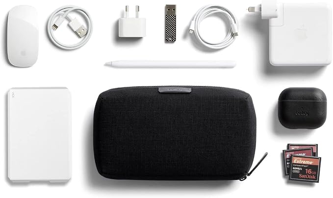 Bellroy Tech Kit (Tech Accessories Organizer Pouch, Zipper Closure Design, Stores Power Bank, Phone Charger, Cables & More, Internal) - Image 6