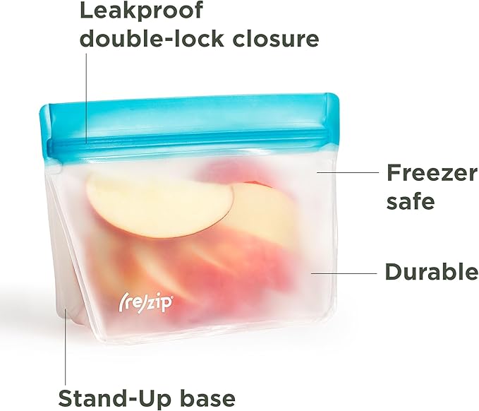 (re)zip 11-Piece Travel Organization Kit | TSA-Compliant Travel Quart, Small, Medium, & Gallon Zippered Bags, and 3 Leakproof Stand Up Bags |For Documents, Toiletries, Snacks & More