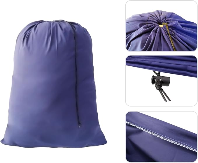 Extra Large Laundry Bag 30"x40" – 12 Pack Blue Drawstring Bags for College, Dorm, Family & Apartment – Heavy Duty Dirty Clothes Storage Set - Image 5