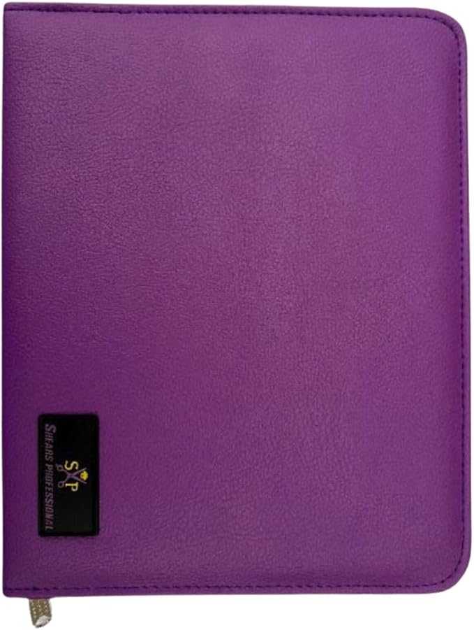 Case Holds 10 Grooming or Beauty Shears (PURPLE) - Image 7