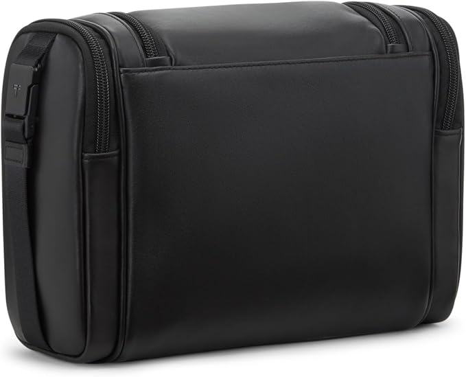 TUMI - Alpha Hanging Travel Kit - Toiletries and Cosmetics Organizer - Travel Essentials Bag with Hooks & Pockets - Black Leather - Image 3