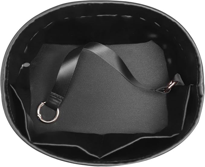 Fits for Picotin 18 Bag Insert, Premium Silk Purse Organizer Insert, Smooth Touch & Lightweight, Luxury Handbag Organizer with Gift Box Fits For Hermes(PC18,Black) - Image 9