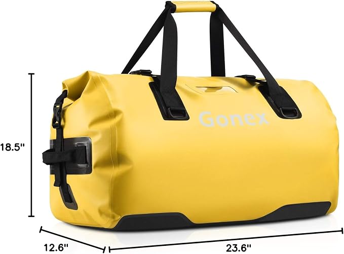 Gonex Extra Large Waterproof Dry Duffel Bag, Roll-Top PVC Gear Bag | Waterproof PVC, Roll-Top Closure, Wet Pocket, Shoulder & Hand Carry, Kayaking, Paddleboarding, Travel - Image 10