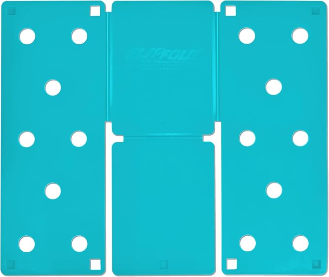 FlipFold Shirt & Laundry Folder- Adult Turquoise by FlipFoldTheUltimateFoldingTool