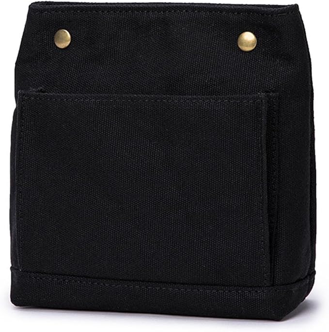 Lightweight Handbag Organizers Insert with Multiple Pockets - Handbag Organizer for Storage and Organization, Cosmetic Bag, Cotton Canvas (XS, Black) - Image 9