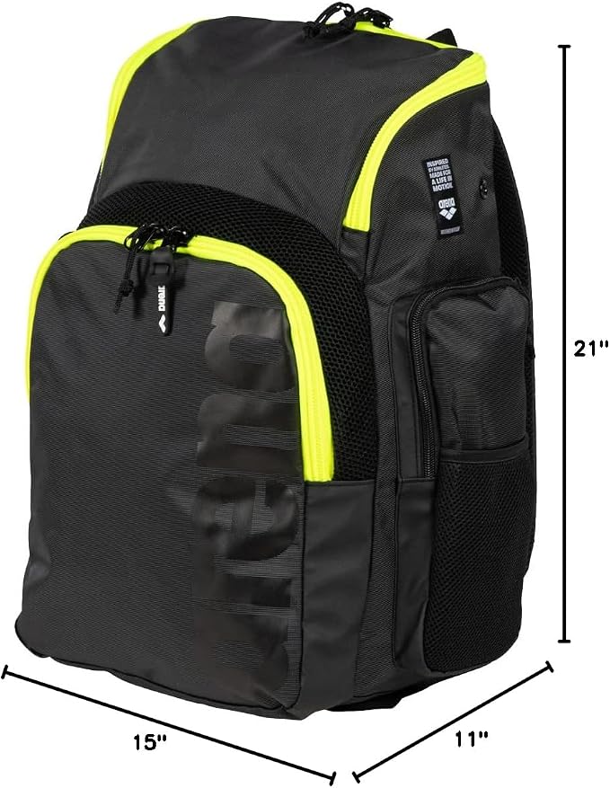 Arena Spiky III Backpack 35 Unisex Travel Gym Rucksack for Men and Women, Training Gear Equipment Bag for Swimmers, 35 Liters - Image 7