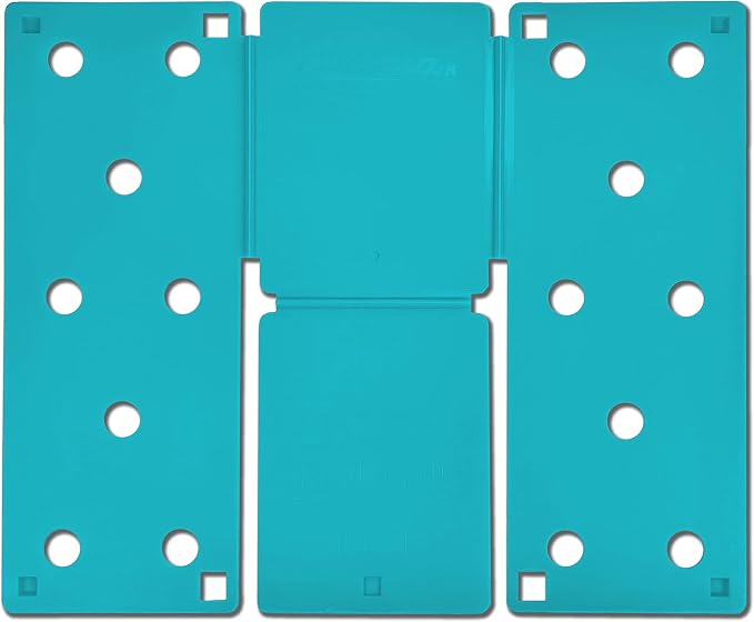 FlipFold Shirt & Laundry Folder- Junior Turquoise by FlipFoldTheUltimateFoldingTool