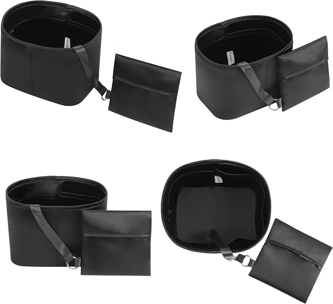 Fits for Picotin 22 Bag Insert, Premium Silk Purse Organizer Insert, Smooth Touch & Lightweight, Luxury Handbag Organizer with Gift Box Fits For Hermes(PC22,Black) - Image 9
