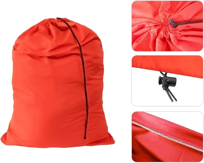 Extra Large Laundry Bag 30"x40" – 18Pcs Color-Coded Drawstring Bags for Travel, Laundromat, Dorm & Apartment – Sorting Clothes Storage for College Students - Image 5