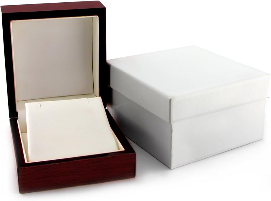 1/2 to 3 1/2 Carat Round Moissanite Solitaire Pendant Necklace in 14k Gold (H-I, cttw) 4-Prong 16 to 18 Inch Adjustable Chain Spring Ring by Diamond Wish