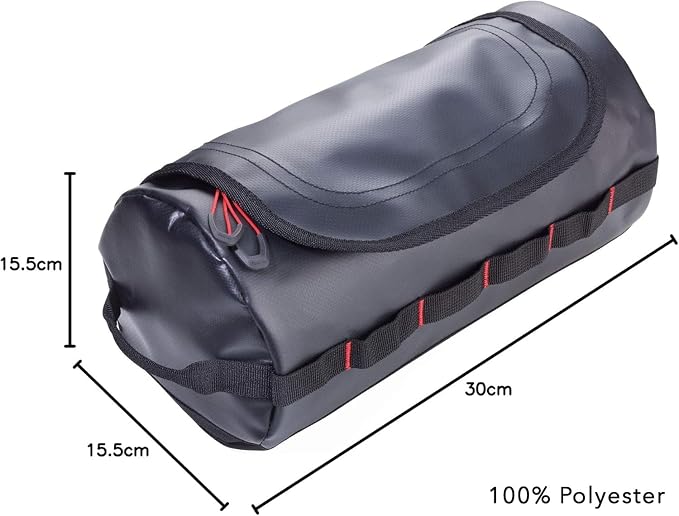TROIKA Toiletry Bag for Men Washbag, Black, 300 x 155 x 155 mm, black, 300 x 155 x 155 mm, Modern - Image 5