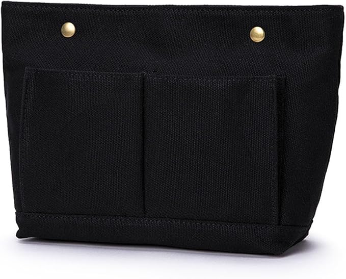 Cosmetic Bags - Bag Organizer Insert with Purse Dividers - Inside Purse Organizer for Easy Storage -Lightweight and Convenient (S, Black) - Image 9