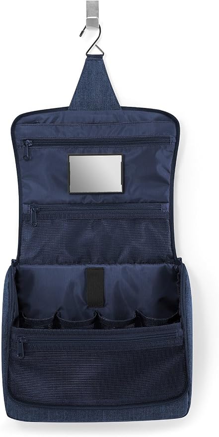 reisenthel Toiletbag XL Cosmetic Bag, Twist Navy, 28 cm, Contemporary - Image 3
