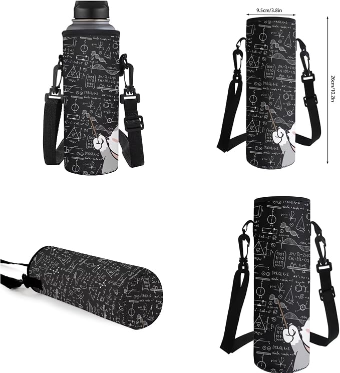 Cat Backpack for School Girls Backpack with Lunch Box Water Bottle Carrier with Strap and Kawaii Pencil Case 4 in 1 Cute Bookbag with Compartments 17 inch Large Elementary School Bag for Kids - Image 7