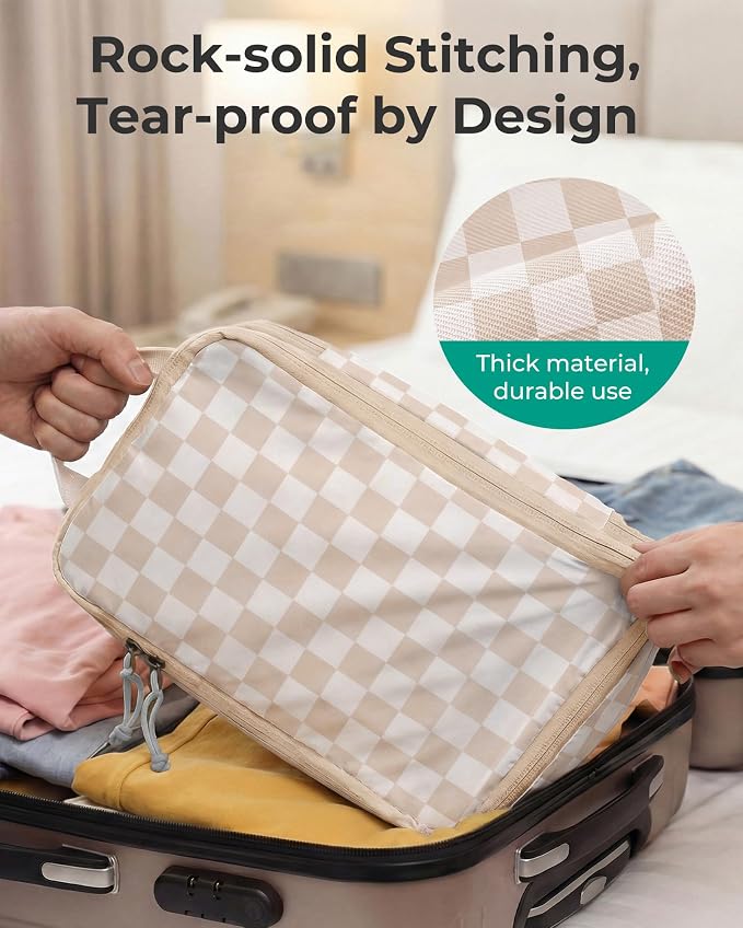 BAGSMART 6 Set /4 Set/2 Set Compression Packing Cubes for Travel, Lightweight Luggage Organizer Bags, Durable Space Saver Bags Travel Essentials - Image 7