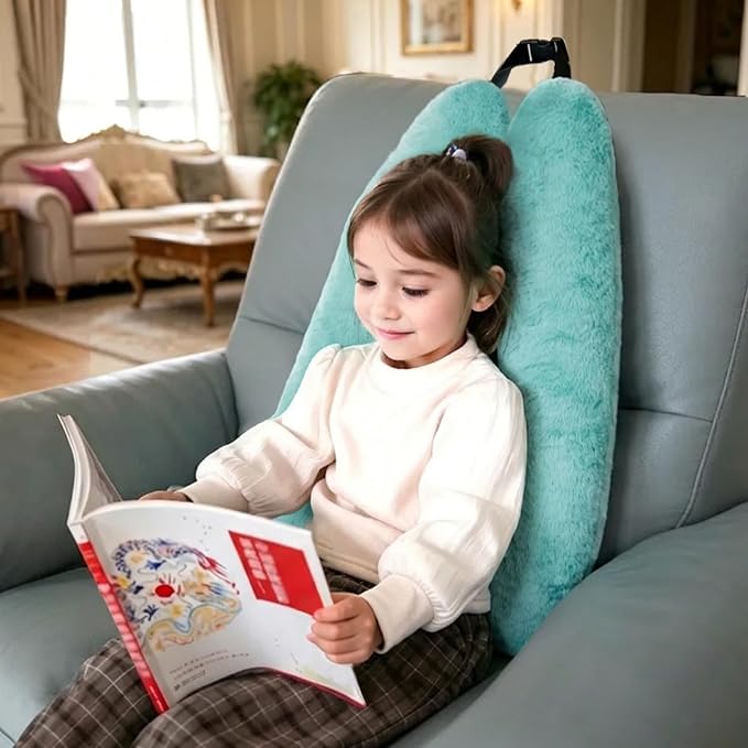 Atablyn Neck Pillow for Kids Travel Provides Double Support to The Head and Neck in Any Sleeping Position on Flights, Car, and at Home, Comfortable Airplane Travel Pillow - Image 8