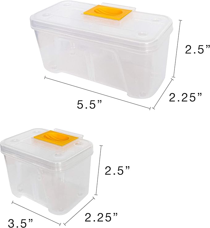 Hardware Tackle Box storage with Patented Removable Compartment Organizer and Reversible Carrying Case for Screws, Nuts and Bolts, WVE9420 - Image 9
