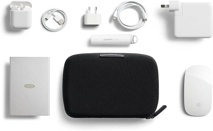 Bellroy Tech Kit Compact (Charger, Cables, Mouse, powerbank, USB Keys, dongles) - Black - Image 7