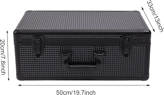 DNYSYSJ Barber Carrying Case Barber Case, Stylist Tool Box Crocodile Pattern Professional Salon Hair Cutting Grooming Kit Storage Organizer for Clippers, Scissors, Barber Supplies (E) - Image 9