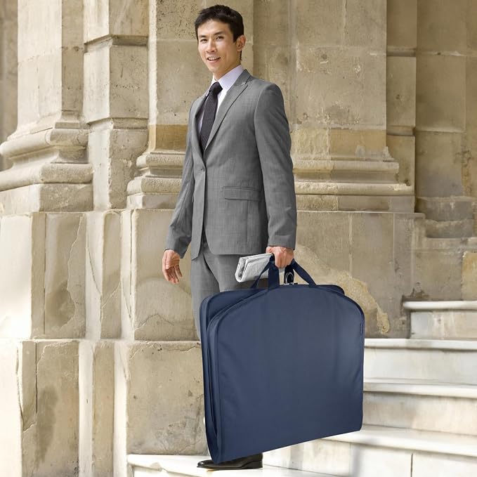 WallyBags® 40” Deluxe Carry-On Travel Garment Bag, Perfect for Suits and Shirts - Image 6