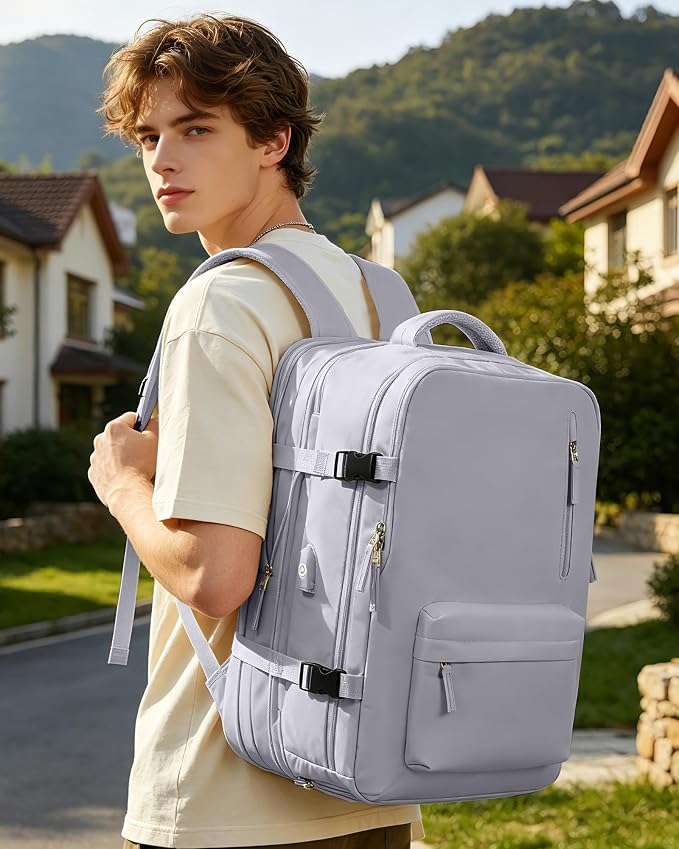 VGCUB Vacuum Backpack Travel with Pump, Vacuum Seal Compression Bags Laptop Backpack Personal Item - Image 9