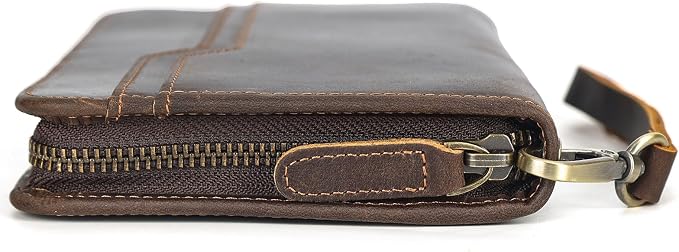 Polare Full Grain Leather Family Travel Passport Wallet and Documents Organizer RFID Blocking Case Holder Fits 6 Passports for Men and Women - Image 9