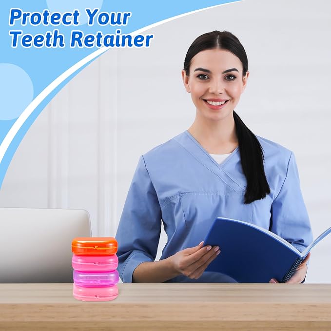 Sherr Dental Retainer Case with Holes,10 Pcs,10 Rainbow Color - Image 7