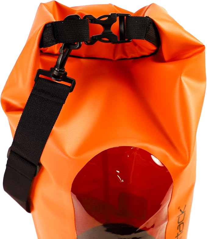 YakAttack 20L Roll-Top Waterproof Dry Bag with Air Valve | Durable & Water Resistant | Compact Storage | Remove Trapped Air | Additional Buoyancy | Dry Bag for Kayaking, Hiking, Boating & Camping - Image 7
