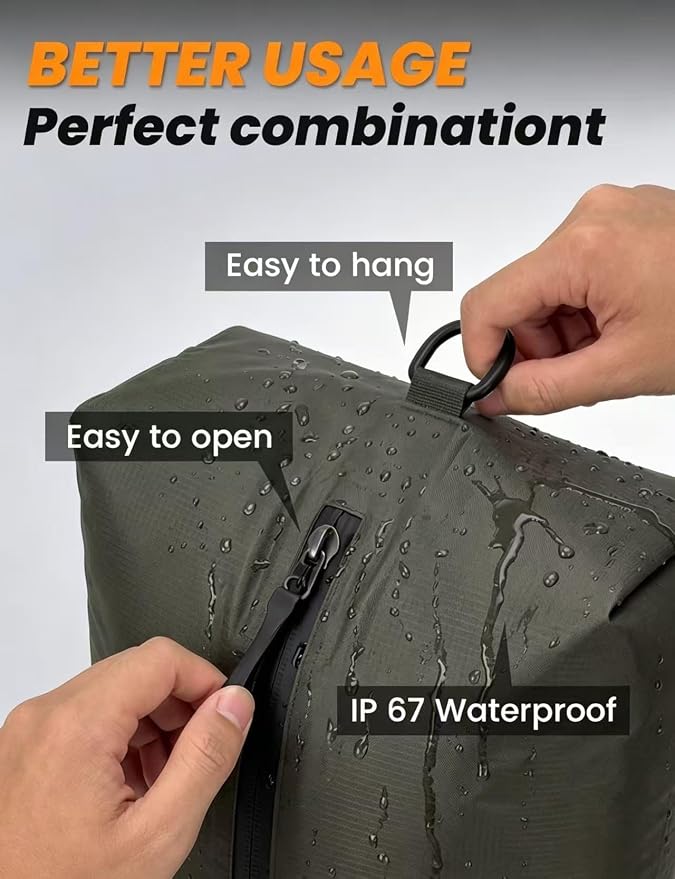24 Pcs. Travel Vacuum Bags with Pump for Home and Travel TPU&PAPE Set 4 Waterproof 20 Vacuum Bags, High-power Pump, Space-saving Compression Packing Luggage Reusable Seal -Green Sizes - Image 6