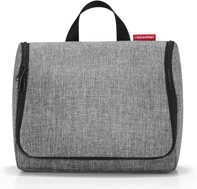 reisenthel Toiletbag XL, Hanging Travel Toiletry Organizer, Twist Silver by reisenthel%C2%AE