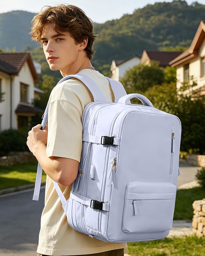 VGCUB Vacuum Backpack Travel with Pump, Vacuum Seal Compression Bags Laptop Backpack Personal Item - Image 9