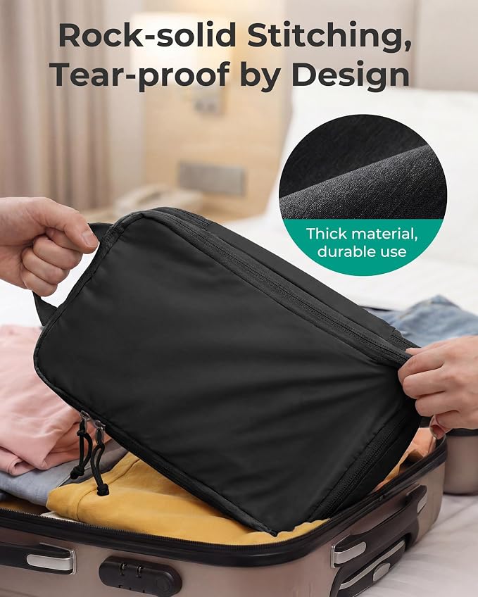BAGSMART 6 Set /4 Set/2 Set Compression Packing Cubes for Travel, Lightweight Luggage Organizer Bags, Durable Space Saver Bags Travel Essentials - Image 6