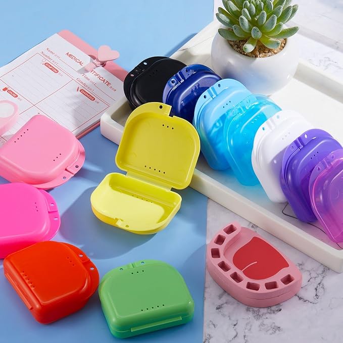 Sherr Dental Retainer Case with Holes,120 Pcs,12 Rainbow Colors - Image 7