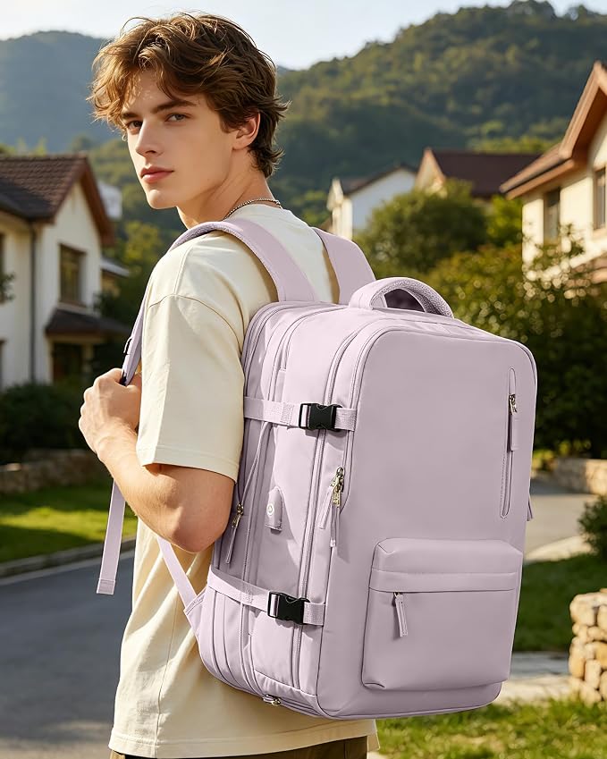 VGCUB Vacuum Backpack Travel with Pump, Vacuum Seal Compression Bags Laptop Backpack Personal Item - Image 9
