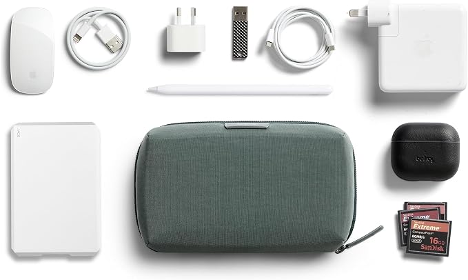 Bellroy Tech Kit (Tech Accessories Organizer Pouch, Zipper Closure Design, Stores Power Bank, Phone Charger, Cables & More, Internal) - Image 7