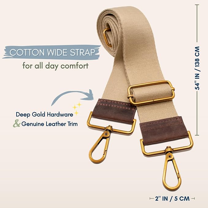Water Bottle Holder with Strap & Pocket Fits 16 to 32 oz Bottles Crossbody Water Bottle Carrier for Women Canvas and Leather - Image 8
