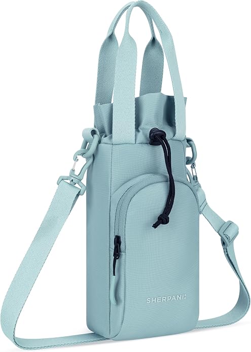 Sherpani Izzie, Water Bottle Crossbody, 32oz Bottle Carrier Bag | Bottle Holder Sling with Phone Pocket, Cross Body Drink Carrier Men Women, RFID Protection for Hiking Camping, Travel Gift - Image 7