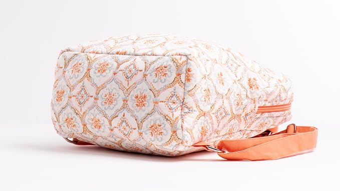 Maison d' Hermine Backpack for Women Men Cotton Shoulder Multipurpose Rucksack with Small Pouch Lightweight Multi Pocket Bag for Travel Work Beach Perfect for Spring Summer (Fair Isle) - Image 9