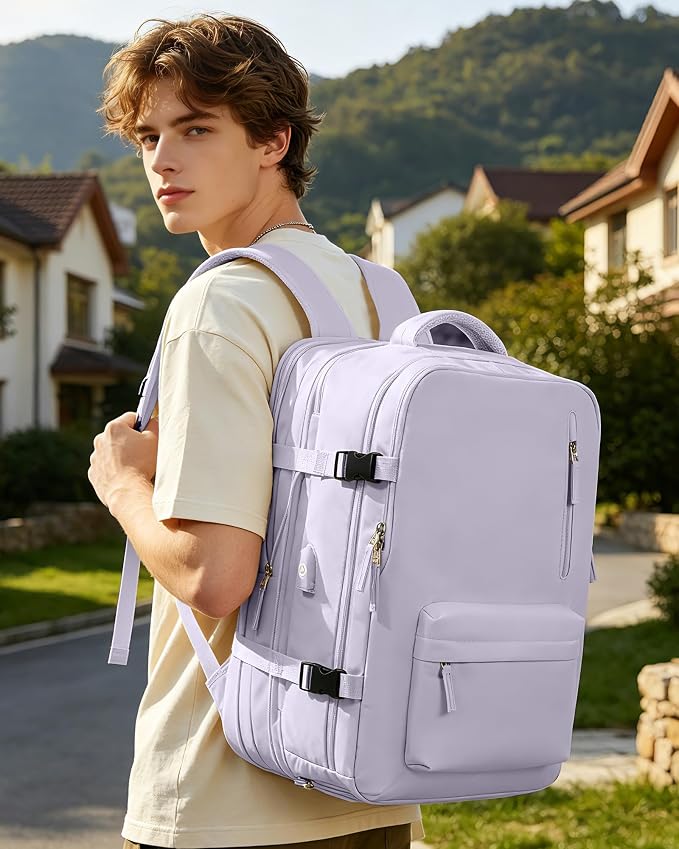VGCUB Vacuum Backpack Travel with Pump, Vacuum Seal Compression Bags Laptop Backpack Personal Item - Image 9