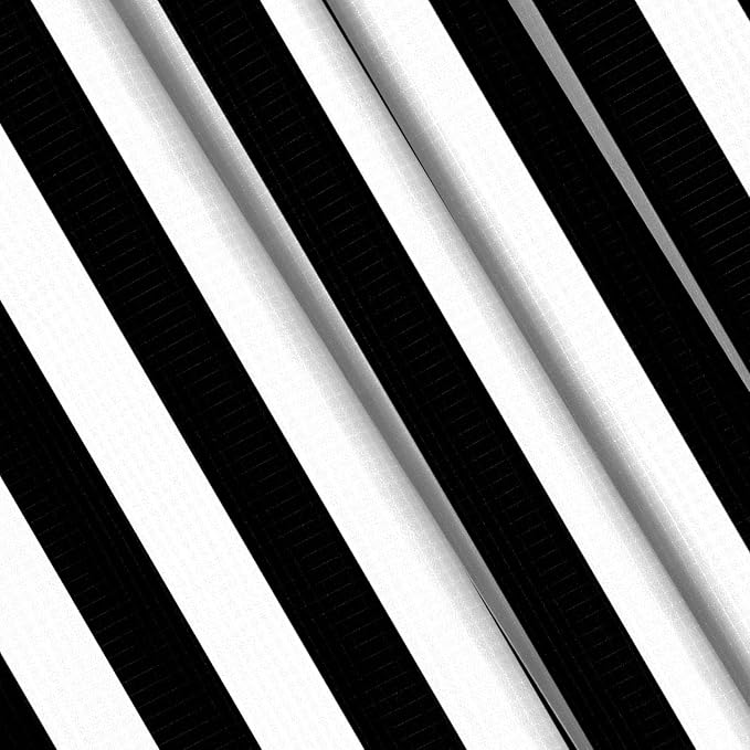 ADecor Waterproof Beach Blanket, Black & White Stripe Sand Free Beach Mat, Large 78''×86'' Foldable Compact Beach Blanket for 1-4 Adults with Stakes, Beach Vacation Essential Accessory Must Haves - Image 7