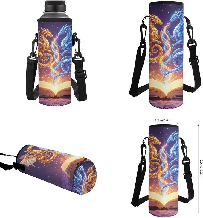 4Pcs Dragon Book School Backpack and Lunch Box for Boys, 17 Inch Large Bookbag with Pencil Case Water Bottle Holder Kindergarten Elementary Back to School Bag with Adjustable Padded Strap - Image 7