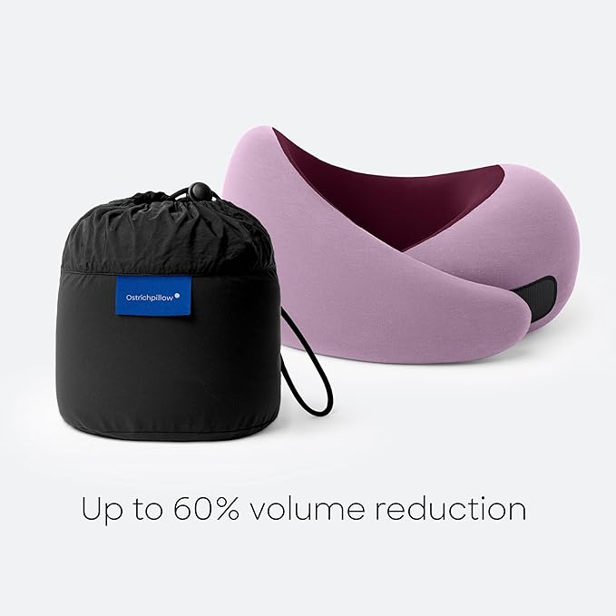 Ostrichpillow GO Travel Pillow, 360° Memory Foam Support, Soft & Washable - Image 7