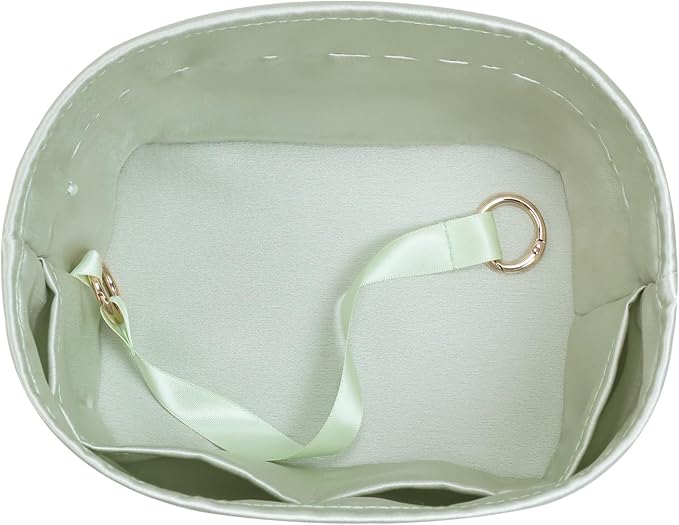Fits for Picotin 18 Bag Insert, Premium Silk Purse Organizer Insert, Smooth Touch & Lightweight, Luxury Handbag Organizer with Gift Box Fits For Hermes(PC18,Gris Neve) - Image 9
