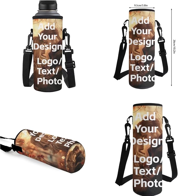 Customized Backpack for Girls Boys Backpack with Lunch Box Water Bottle Holder with Strap and Zipper Pencil Case 4PCS Set Bookbag with Compartments for School Teens 17 inch Sturdy School Bag - Image 7