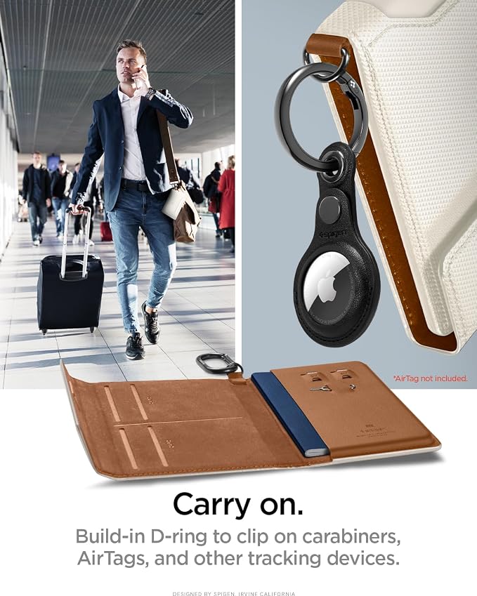 Spigen Life for Passport Card Cover Holder with RFID Blocking Technology Wallet Travel Documents Organizer Protector Accessories, SIM Card Pin Included - Image 7